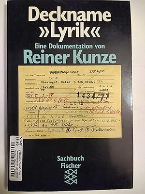 Deckname "Lyrik": Eine Dokumentation (Sachbuch Fischer) (German Edition)