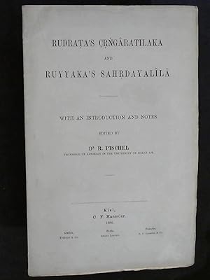 Rudratas crngaratilaka and Ruyyakas Sahrdayalila,