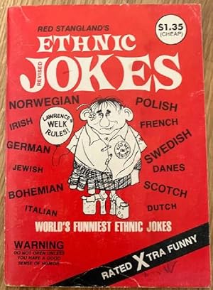 Bild des Verkufers fr Red Stangland's Ethnic Jokes zum Verkauf von Bev's Book Nook