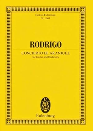 Image du vendeur pour Concierto De Aranjuez Guitar And Orchestra Study Score mis en vente par GreatBookPricesUK