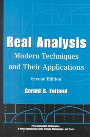 Imagen del vendedor de Real Analysis : Modern Techniques and Their Applications a la venta por GreatBookPricesUK
