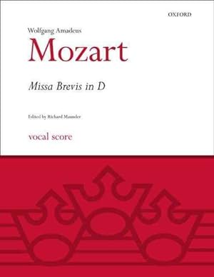 Seller image for Missa Brevis in D K.194 : Vocal Score for sale by GreatBookPricesUK
