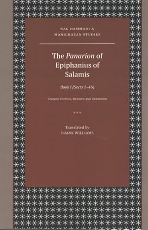 Image du vendeur pour Panarion of Epiphanius of Salamis : Book 1 (Sects 1-46) mis en vente par GreatBookPricesUK