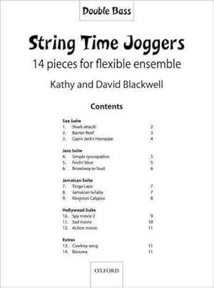 Seller image for String Time Joggers Double Bass Part : 14 Pieces for Flexible Ensemble for sale by GreatBookPricesUK