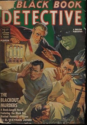 Image du vendeur pour BLACK BOOK DETECTIVE Magazine: March, Mar. 1942 ("The Blackout Murders") mis en vente par Books from the Crypt