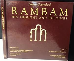 Bild des Verkufers fr Rambam: His Thought And His Time (Student Sourcebook) zum Verkauf von Alplaus Books