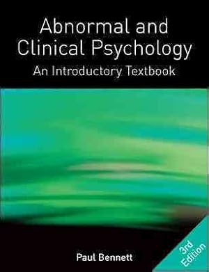 Immagine del venditore per Abnormal and Clinical Psychology : An Introductory Textbook venduto da GreatBookPricesUK