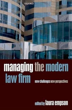 Imagen del vendedor de Managing the Modern Law Firm : New Challenges, New Perspectives a la venta por GreatBookPricesUK
