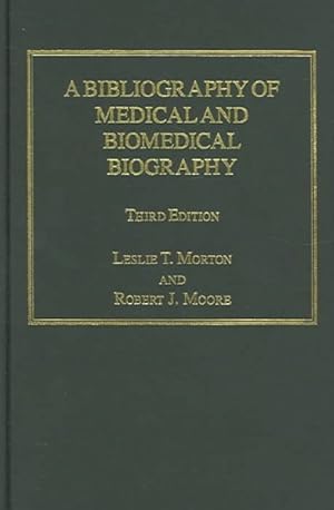 Immagine del venditore per Bibliography Of Medical And Biomedical Biography venduto da GreatBookPricesUK