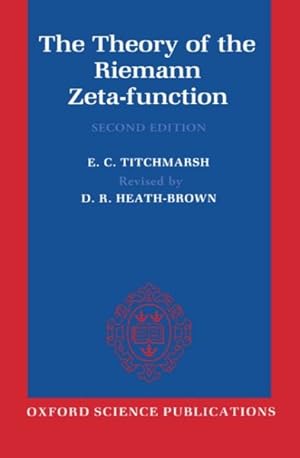 Immagine del venditore per Theory of the Riemann Zeta-Function venduto da GreatBookPricesUK
