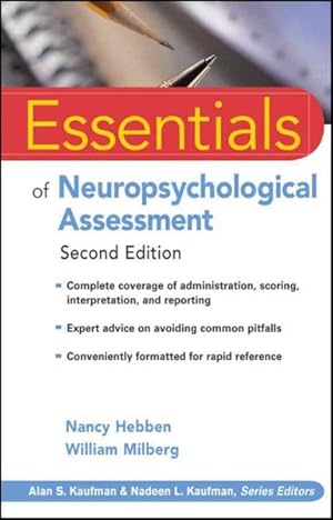 Image du vendeur pour Essentials of Neuropsychological Assessment mis en vente par GreatBookPricesUK