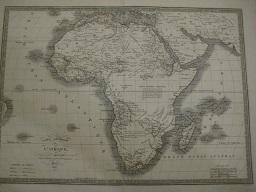 Carte Generale de L`Afrique 1832