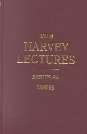 Imagen del vendedor de Harvey Lectures Delivered Under the Auspices of the Harvey Society of New York 1998-99 a la venta por GreatBookPricesUK