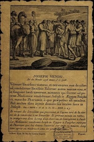 Künstler Ansichtskarte / Postkarte Joseph vendu, An du Monde 2276 avant J. C. 1728
