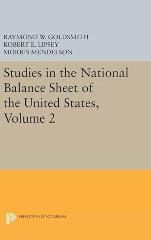 Seller image for Studies in the National Balance Sheet of the United States for sale by GreatBookPricesUK