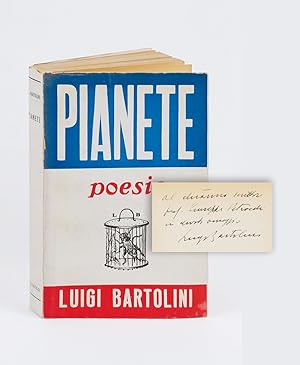 Imagen del vendedor de Pianete. Poesie. Preceduto da un'introduzione di Giacinto Spagnoletti e da un commento dell'autore. Seguite dal capitolo Ragioni liriche riguardanti la mia pittura, le mie acqueforti a la venta por Libreria Antiquaria Pontremoli SRL