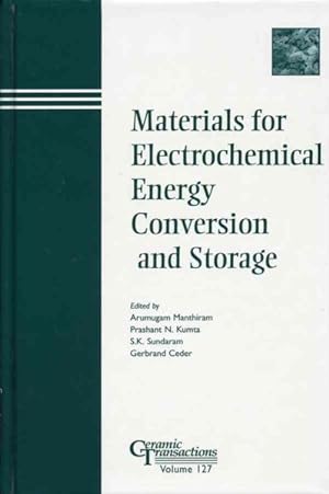Seller image for Materials for Electrochemical Energy Conversion and Storage for sale by GreatBookPricesUK