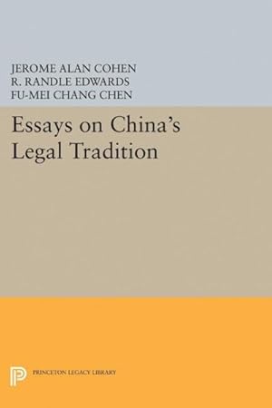 Immagine del venditore per Essays on China's Legal Tradition venduto da GreatBookPricesUK