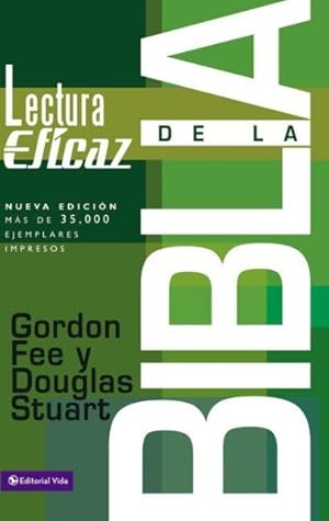 Seller image for Lectura Eficaz de la Biblia/ The Effective Reading of the Bible -Language: Spanish for sale by GreatBookPricesUK
