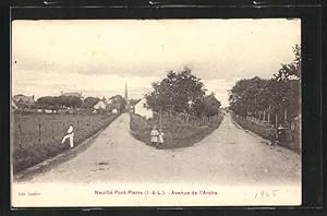 Carte postale Neuille-Pont-Pierre, Avenue de l`Arche