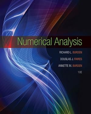 Image du vendeur pour Numerical Analysis mis en vente par GreatBookPricesUK