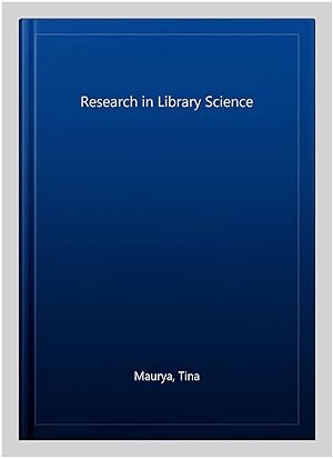Image du vendeur pour Research in Library Science mis en vente par GreatBookPricesUK