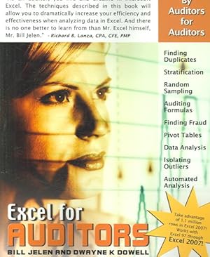 Imagen del vendedor de Excel for Auditors a la venta por GreatBookPricesUK