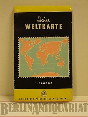 Seller image for Mairs Weltkarte. Politisch-physikalische Ausgabe. for sale by BerlinAntiquariat, Karl-Heinz Than