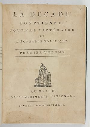 Image du vendeur pour La Dcade gyptienne. Journal littraire et d'conomie politique. mis en vente par Antiquariat INLIBRIS Gilhofer Nfg. GmbH