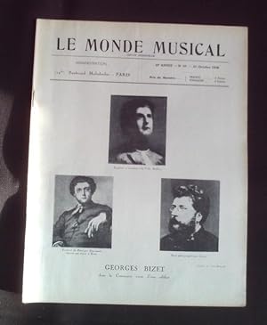 Le monde musicale - N°10 Octobre 1938