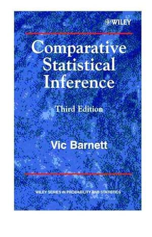 Bild des Verkufers fr Comparative Statistical Inference zum Verkauf von GreatBookPricesUK