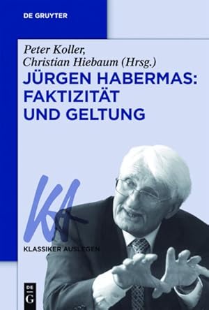 Seller image for Jurgen Habermas : Faktizitat Und Geltung -Language: german for sale by GreatBookPricesUK