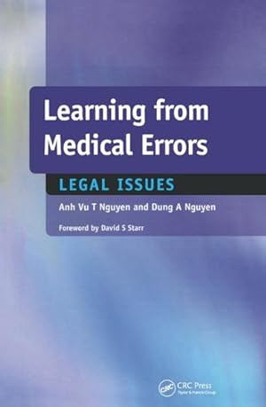Imagen del vendedor de Learning from Medical Errors : Legal Issues a la venta por GreatBookPricesUK