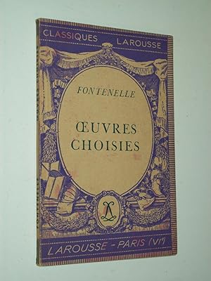 Immagine del venditore per Fontenelle: Oeuvres Choisies [Classiques Larousse] venduto da Rodney Rogers