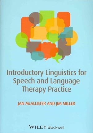 Immagine del venditore per Introductory Linguistics for Speech and Language Therapy Practice venduto da GreatBookPricesUK