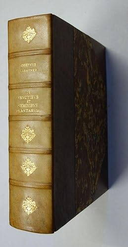 Bild des Verkufers fr De fructibus et seminibus plantarum. Band 1 (von 2 Bnden - Band 2 erschien 1791). zum Verkauf von Antiquariat Martin Barbian & Grund GbR