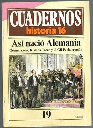 Imagen del vendedor de AS NACI ALEMANIA. CUADERNOS HISTORIA 16 - N 19 a la venta por Librera Dilogo