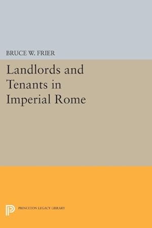 Bild des Verkufers fr Landlords and Tenants in Imperial Rome zum Verkauf von GreatBookPricesUK