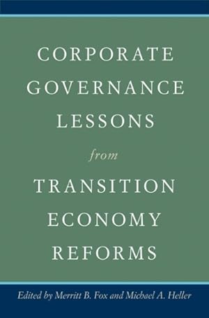 Immagine del venditore per Corporate Governance Lessons from Transition Economy Reforms venduto da GreatBookPricesUK