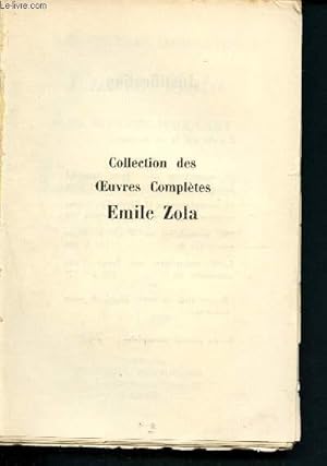 Image du vendeur pour La Cure (Collection "Les Oeuvres compltes d'Emile Zola" - les Rougon-Macquart) mis en vente par Le-Livre