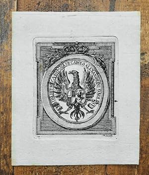 Kupferstich-Exlibris von J. G. Köppel.