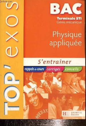 Image du vendeur pour Bac Terminale STI, gnie mcanique- Physique applique mis en vente par Le-Livre