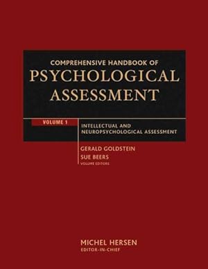 Image du vendeur pour Comprehensive Handbook of Psychological Assessement : Intellectual and Neuropsychological Assessment mis en vente par GreatBookPricesUK