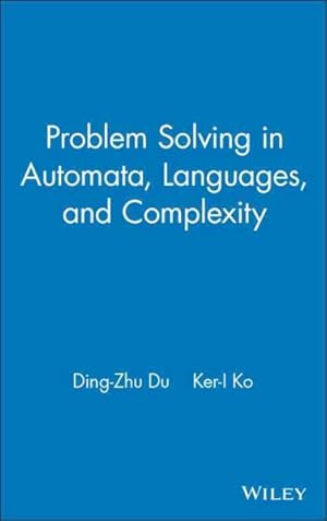 Imagen del vendedor de Problem Solving in Automata, Languages, and Complexity a la venta por GreatBookPricesUK