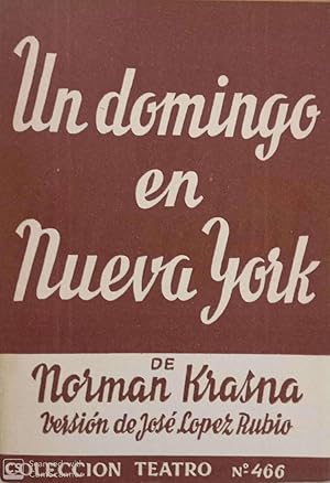 Seller image for Un domingo en Nueva York for sale by Llibres Capra