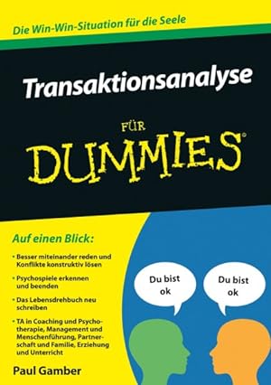 Seller image for Transaktionsanalyse Fur Dummies -Language: german for sale by GreatBookPricesUK