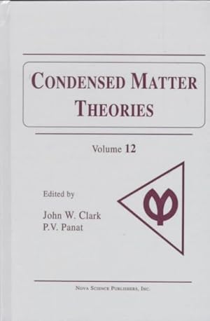 Image du vendeur pour Condensed Matter Theories mis en vente par GreatBookPricesUK