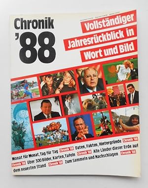 Seller image for Chronik 1988. Vollstndiger Jahresrckblick in Wort und Bild. for sale by Der Buchfreund