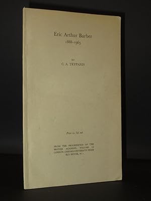 Eric Arthur Barber 1888-1965