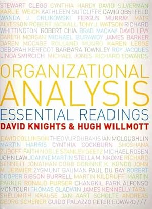 Bild des Verkufers fr Organizational Analysis: Essential Readings zum Verkauf von GreatBookPricesUK